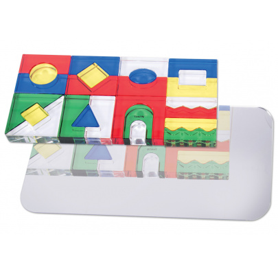 Priehľadné farebné bloky