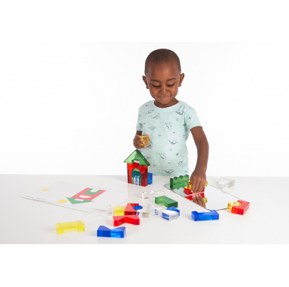 Priehľadné farebné bloky