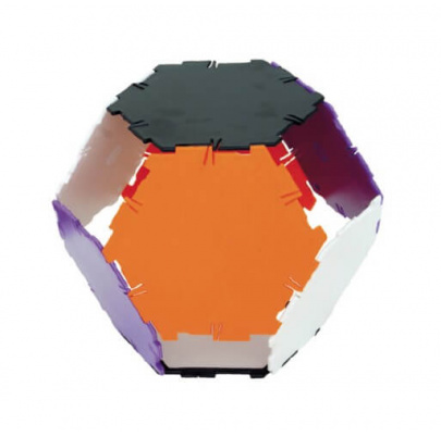 Polydron Nové farby - triedna sada