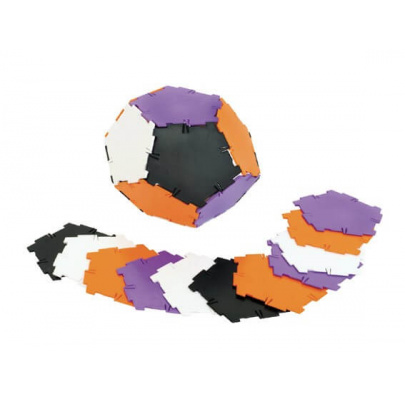 Polydron Nové farby - triedna sada