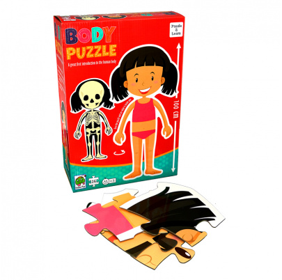 Puzzle Spoznávame ľudské telo - dievča