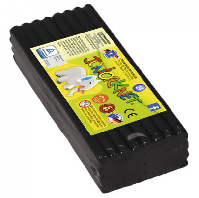 Plastelína JUNIOR (neschnúca) - čierna