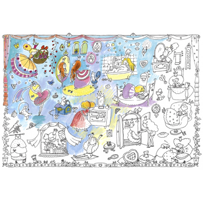 XXL podlahový plagát - Princezné II