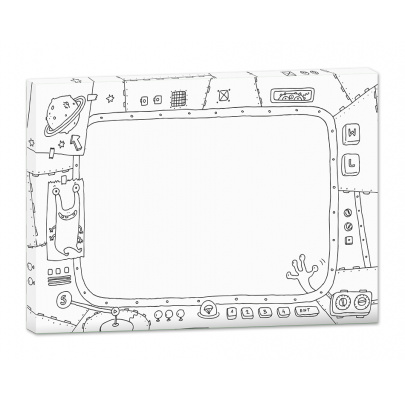 Rámované obrázky na vymaľovanie - sada 5 motívov