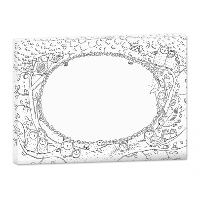 Rámované obrázky na vymaľovanie - sada 5 motívov