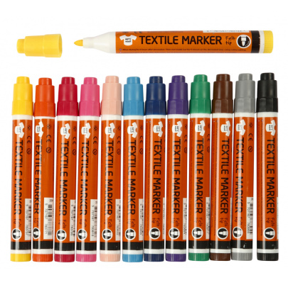 Fixky na textil (12 ks)