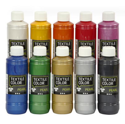 Farby na textil - perleťové