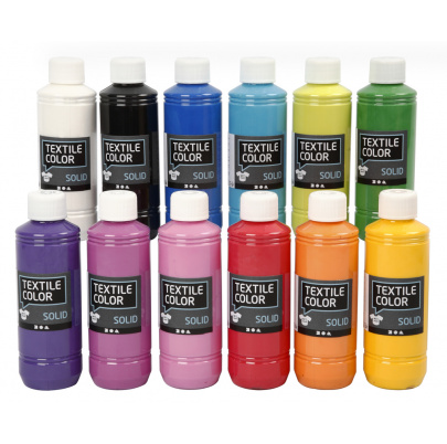 Farby na textil - nepriehľadné