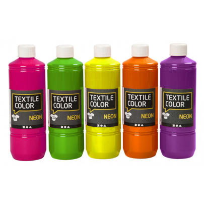 Farby na textil - neónové