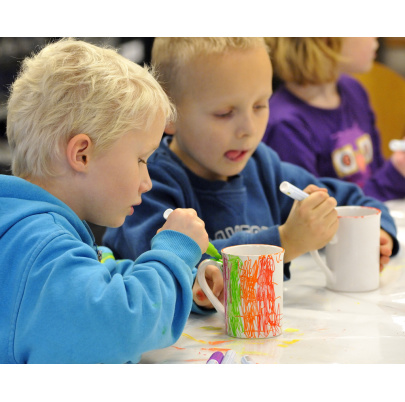 Fixky na sklo a porcelán - polopriehľadné základné farby