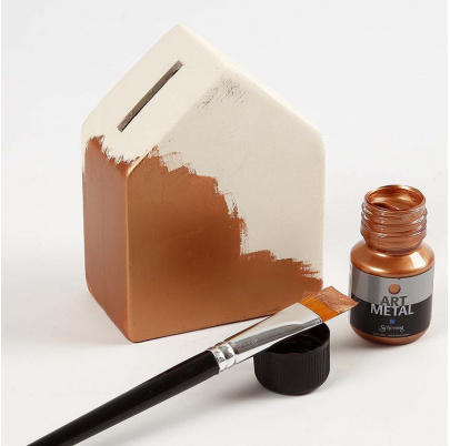 Metalické farby - 6 x 250 ml