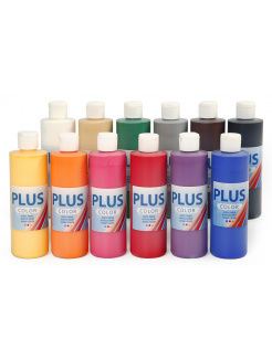 PLUS COLOR CRAFT PAINT (12 x 250 ml)