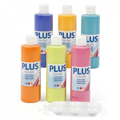 PLUS COLOR CRAFT PAINT (6 x 60 ml)