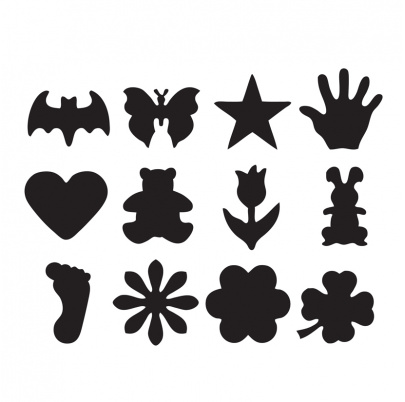 Ozdobné dierkovače – 12 tvarov