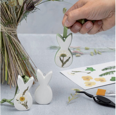 Zajac – plochá keramická hlava