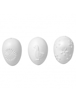 Embosované plastové vajíčka