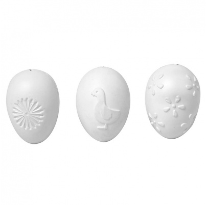 Embosované plastové vajíčka