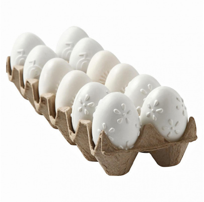 Embosované plastové vajíčka