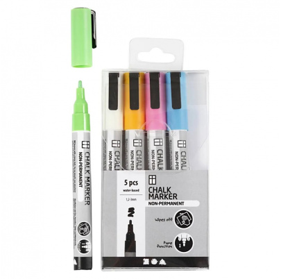 Kriedové popisovače – pastelové