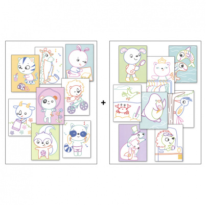 Maľovanky s vyvýšenými líniami