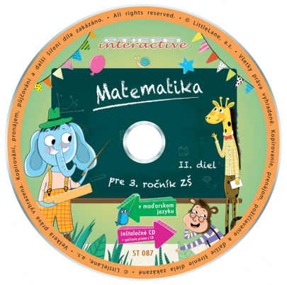 Matematika pre 3. ročník ZŠ, II. diel, v MJ (SL)